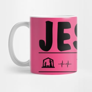 Jesus came, lived, died, arose, and will come again Mug